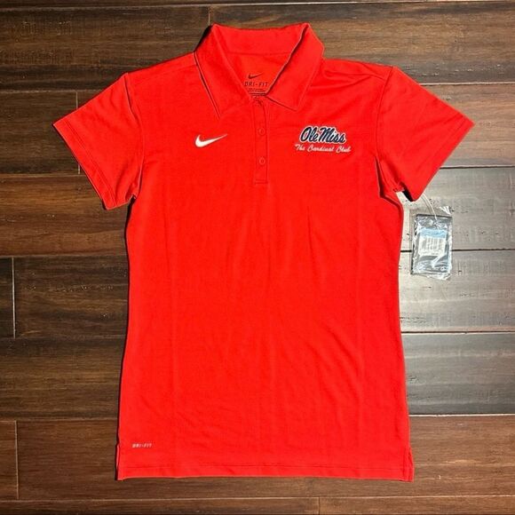Nike Ladies Ole Miss Cardinals Club Polo - Picture 1 of 3
